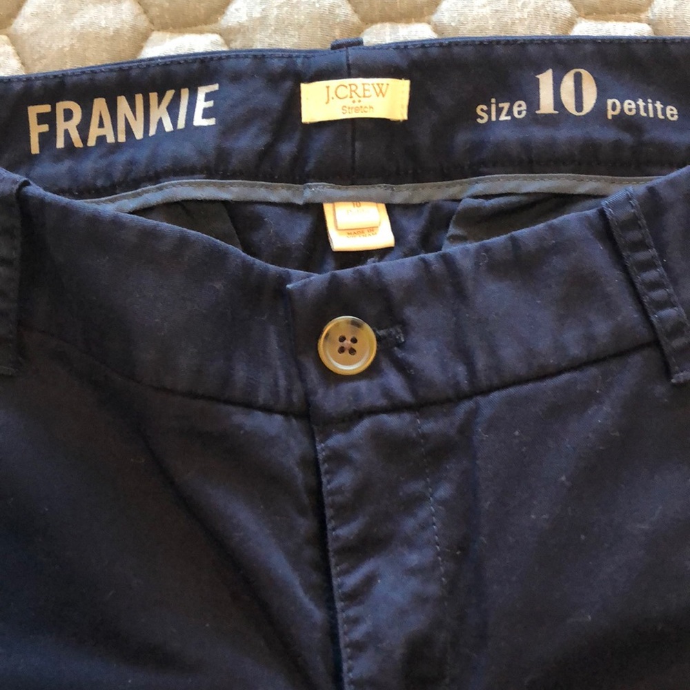 Navy J Crew Frankie dress pants